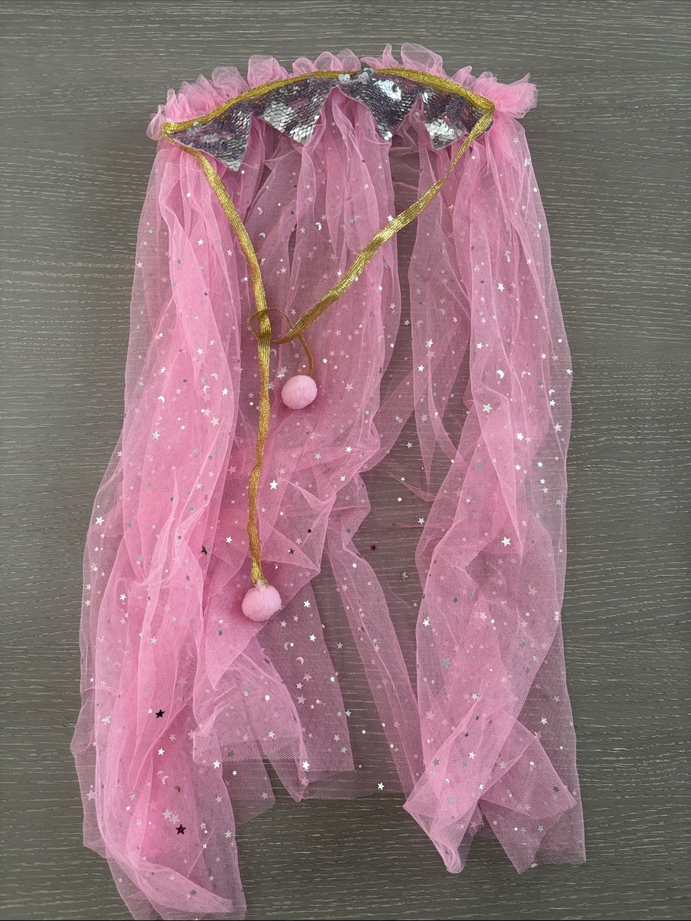 Toddler Girls dress up cape
